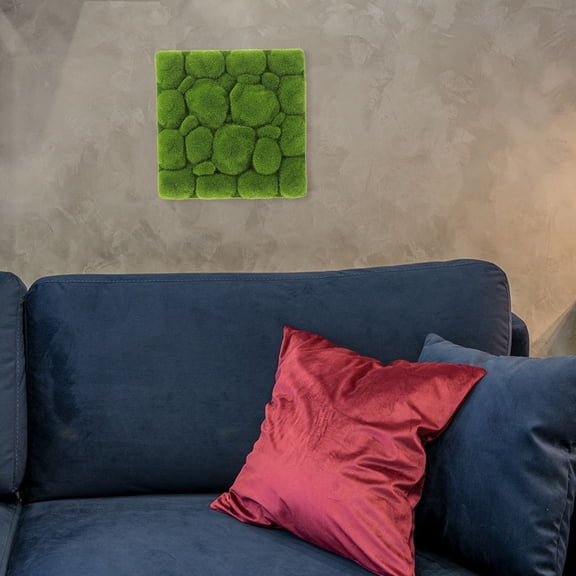 Hemoton Realistic Artificial Moss Mat Simulation Greenery Wall Decoration Easy to Install Foam Moss Board for DIY Projects Decorative Moss Panel for Home and Garden Decoration
