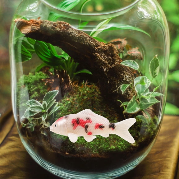 Hemoton Realistic Goldfish Figure Plastic Fish Tank Fish Decorations Fake Goldfish Mini Fish Figurines for Fishpond Aquarium Ornaments