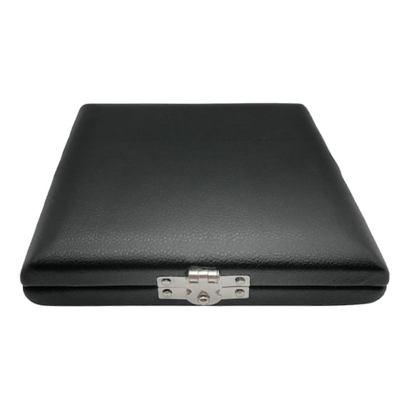 BESTYASH Black PU Musical Instrument Storage Case, Portable and , 1 Pack for Easy Organization and