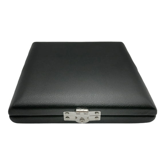 BESTYASH Black PU Musical Instrument Storage Case, Portable and , 1 Pack for Easy Organization and