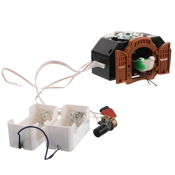 Hemoton Retro Cuckoo Clock Mechanism Wall-Mounted Wall Clock Silent Movement Hanging Cuckoo Pendulum Retro Clock Replacement Accessory No Hook