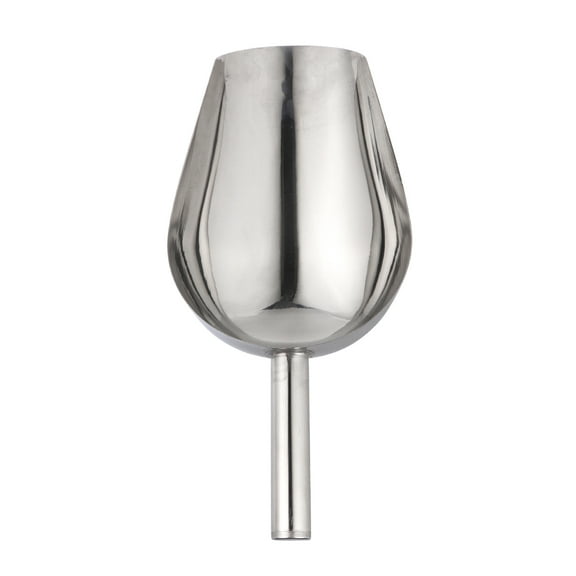 Homoyoyo Grain Scoop Stainless Steel Silver 1Pcs for Ice Flour Handling