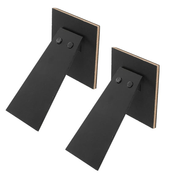 Hemoton Self Adhesive Easel Back for Picture Frames Made of Artificial Board Black Color Great for Home Display 2 Pieces