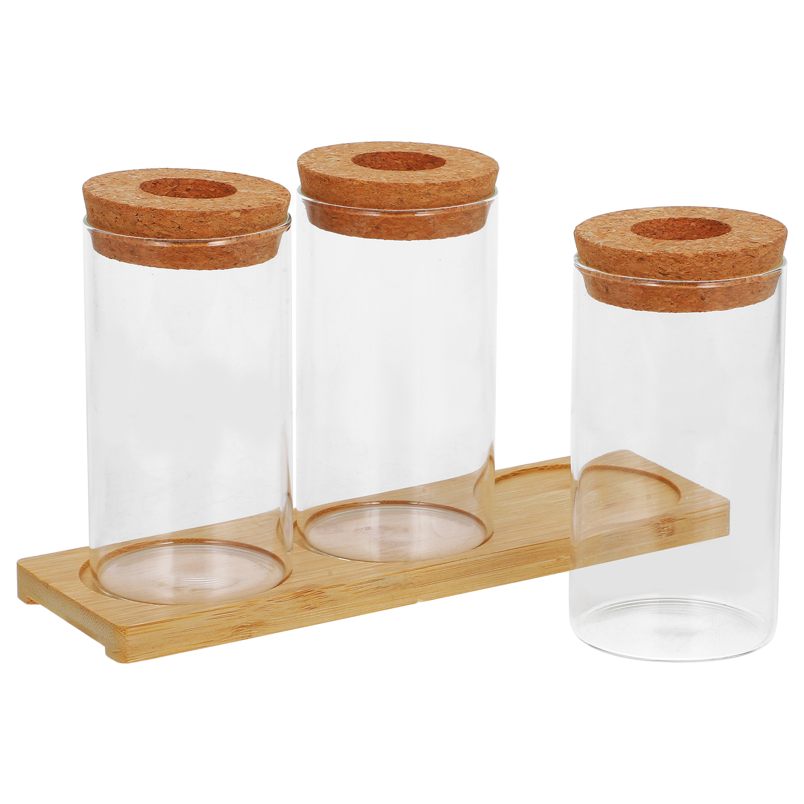 HEMOTON 20 Barattolini In Vetro Con Tappo Sughero Da 30 Ml - Mini Flaconi Per Caramelle, Oli, Spezie E Decorazioni Fai Da Te