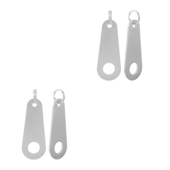 Hemoton Bell Keychain Accessories Set of 2 for Dad, , 6.30X2.50X0.25CM