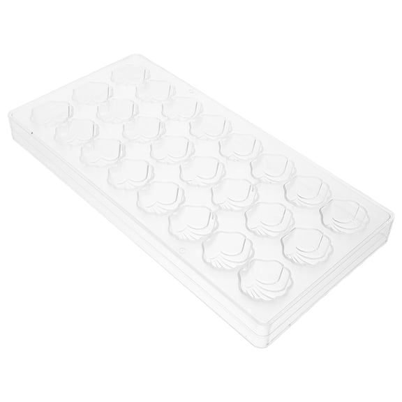 Hemoton Shell Shaped Chocolate Mold 24 Grid Sea Shell Candy Mold for Chocolate Candy Jelly Ice Cube Family Gatherings Supplies