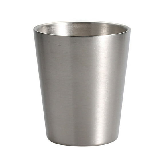 Hemoton Shot Glass Stainless Steel Cup 180ml Drinking Vessel Anti-rust Small Liquor Cup
