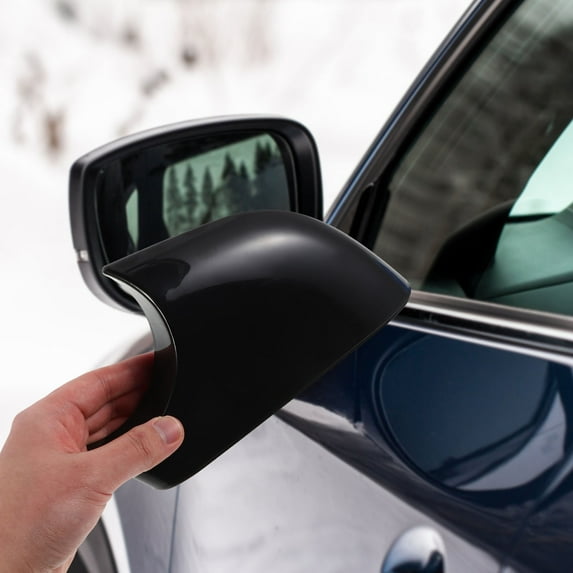 Hemoton Side Mirror Base Cover Compatible For Tesla Plastic Protects Rearview Mirror Car Interior Accessory Rearview Mirror Trim Replacement