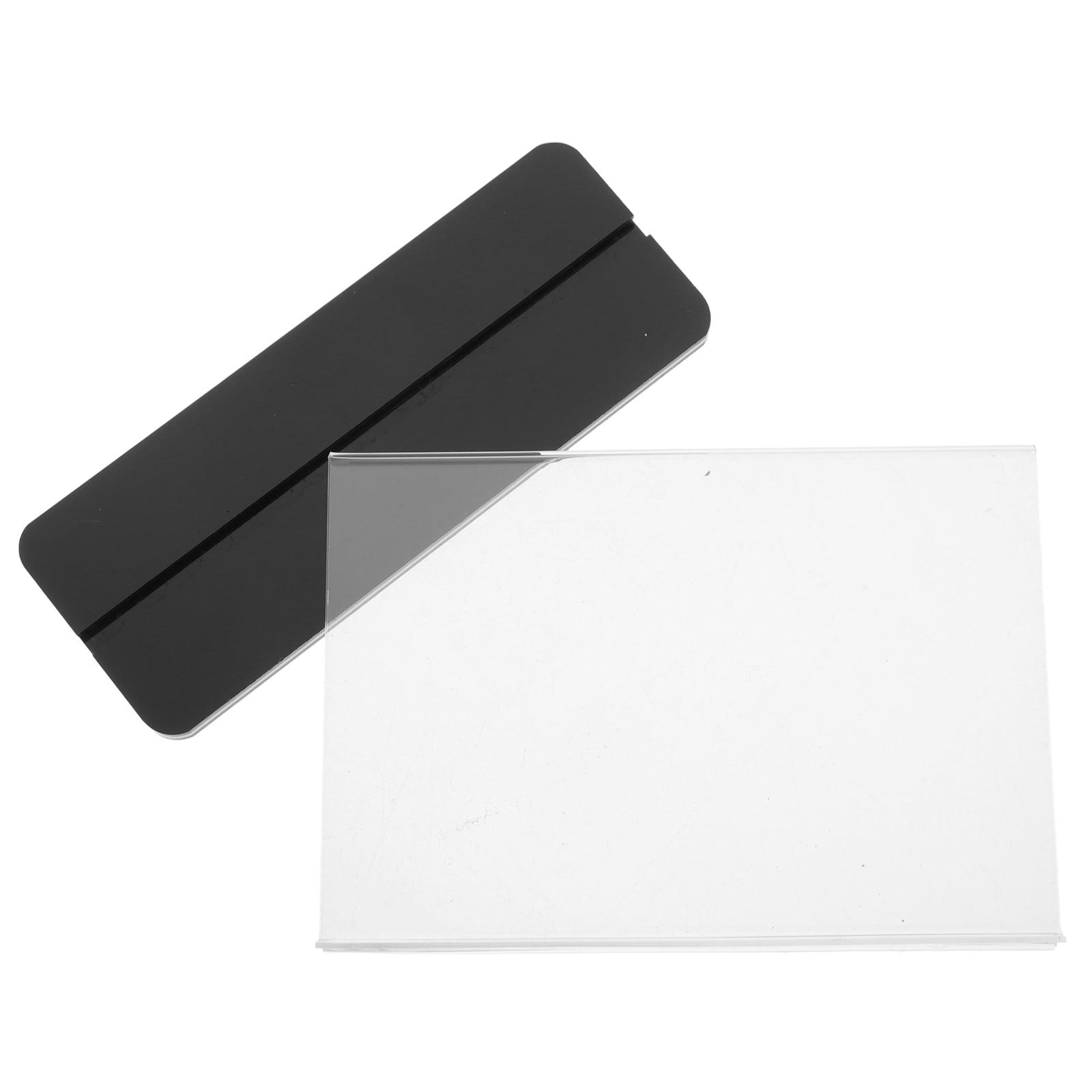 Hemoton Sign Holder Transparent and Easy to Use Sign Stand Signs ...