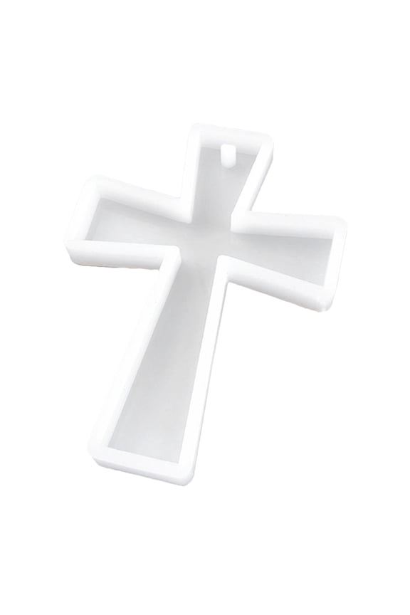 Silicone Cross Mold Epoxy Resin Mold Crucifix Casting Mold Cross Epoxy Resin Mold For Diy Keychains Jewelry Handicraft Projects
