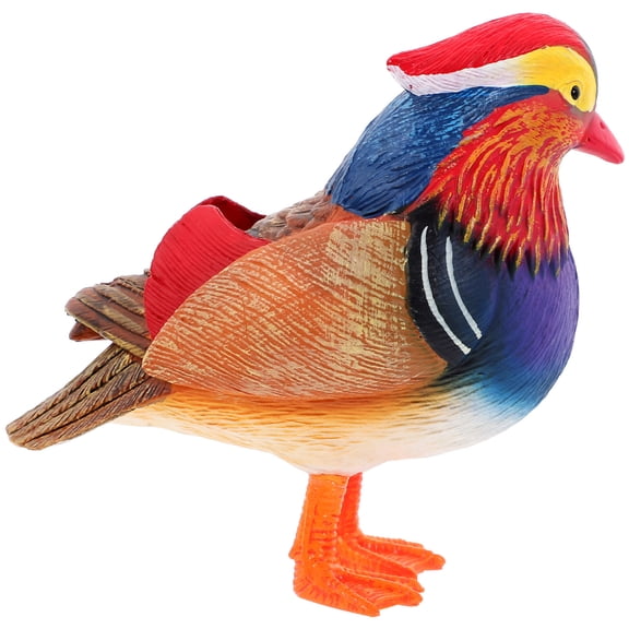 Hemoton Simulated Bird Decor Figurine Pigeon Plush Foraging Toys Parrot Child