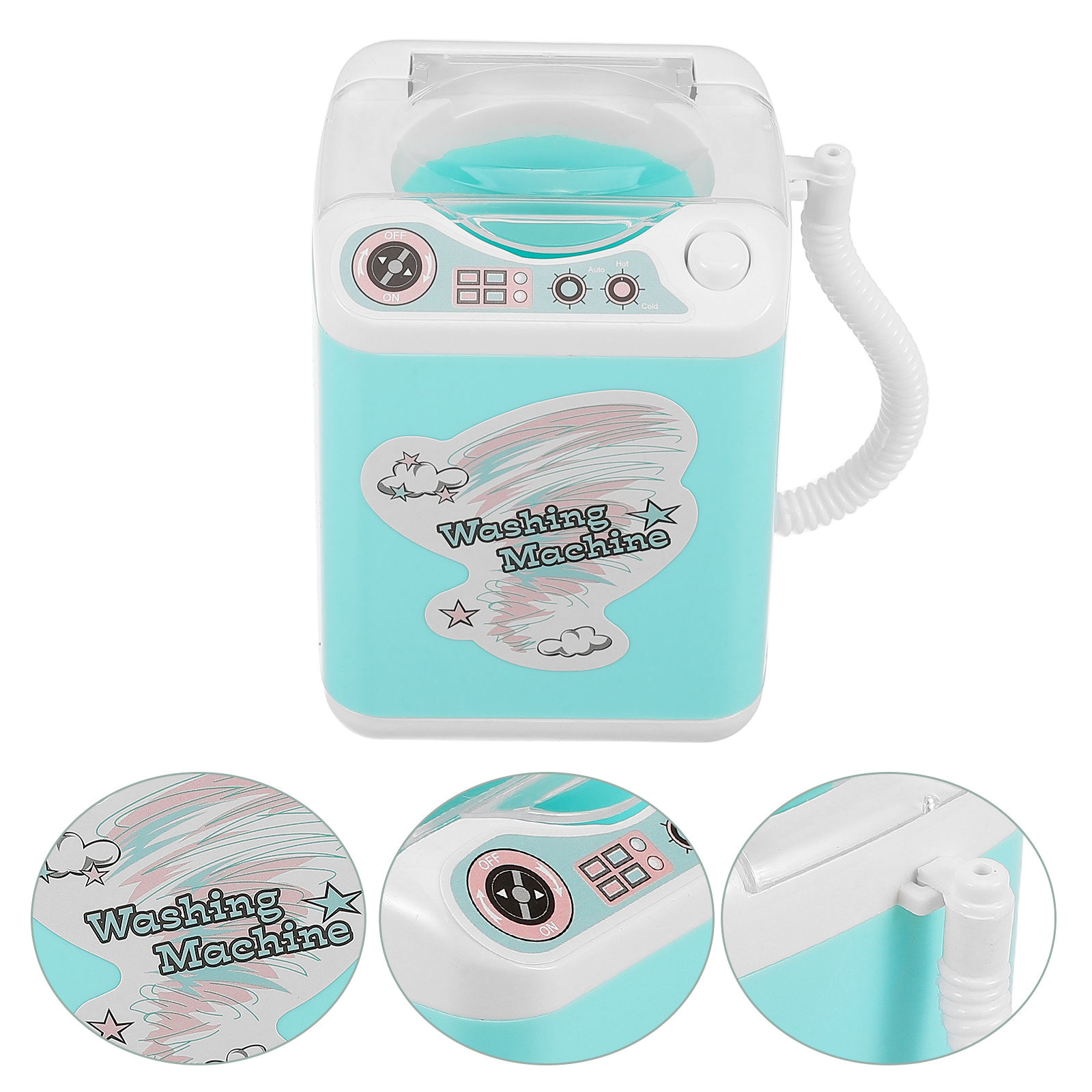 Hemoton Sky- Washing Machine for Home Use Plastic Pretend Play Cleaner ...