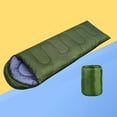 thumbnail image 1 of Hemoton Sleeping Bag Envelope Camping Sleeping Bags Compression and Comfortable Camping Tools for Hiking Outdoors Activity(Army Green), 1 of 8