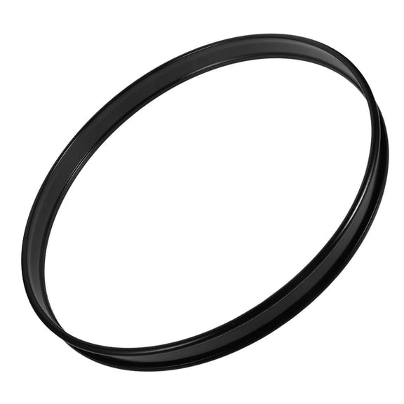 Hemoton Snare Drum Ring Long Black Drum Hoop Protector Diy Percussion Parts Iron Construction Hoop Quick Assembly For Home Practice And Performances