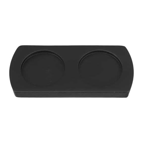 RENACLIPY Renaclipy Wood Tray, Black, Reliable Wood, Stable and Nonslip, Elegant Kitchen Accessory