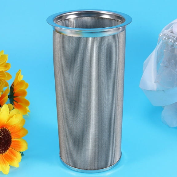 Hemoton Stainless Steel Coffee Strainer with Handle for Home Use Easy to Clean and Dishwasher Safe 15CM