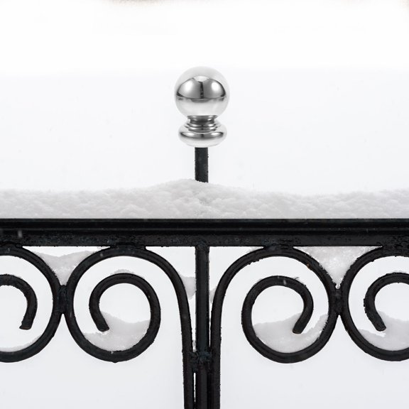 RENACLIPY Stainless Steel Fence Post Caps and Handrail Covers, Modern , 1 Set for Garden, Patio, and Deck