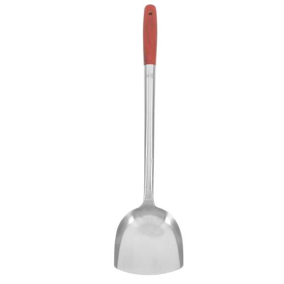 COOPHYA Handle Stainless Steel Kitchen Utensil with Wooden Handle for Stir Fry, Cooking, and Food Preparation