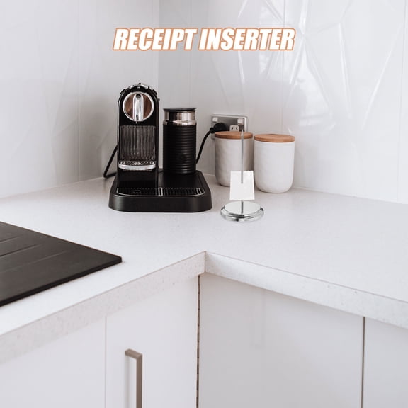 RENACLIPY Renaclipy Multifunctional Receipt Organizer for Restaurant Silver