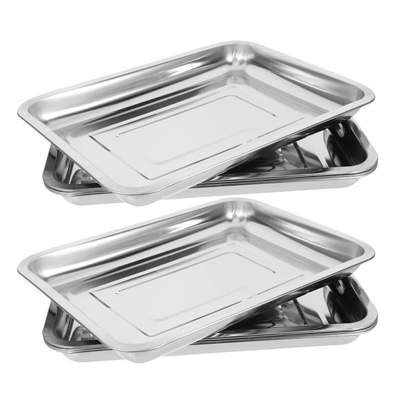 ORDDIART Durable Stainless Steel Plant Germination Tray Silver for Indoor Gardening Easy to Clean