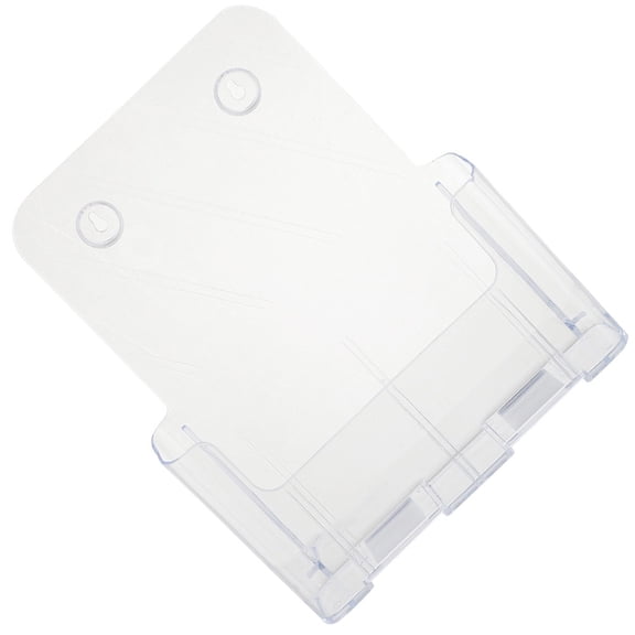 DEEPCRAFF Wall Mounted Magazine Holder Transparent 1Set