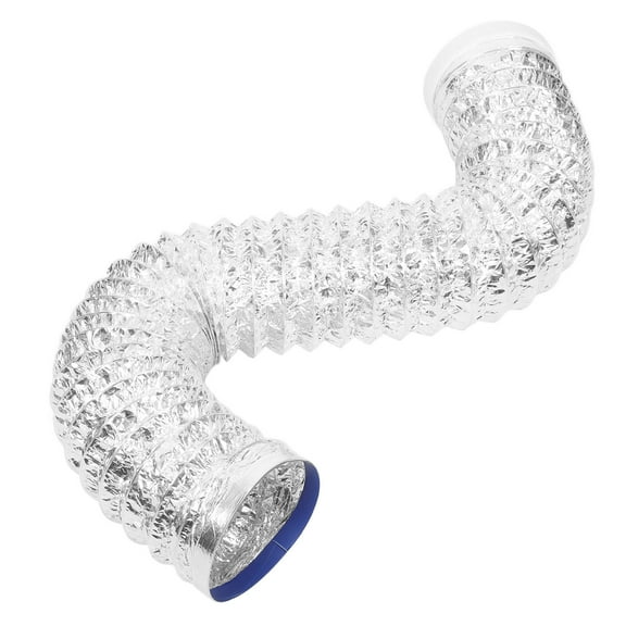 Hemoton Stove Chimney Smoke Flexible Aluminum Foil Hose Heating Stove Flue Range Hood Exhaust