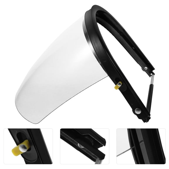 Hemoton Super Protective Anti Fog Mask Adult Clear 1 Piece Impact Resistant Safety Shield