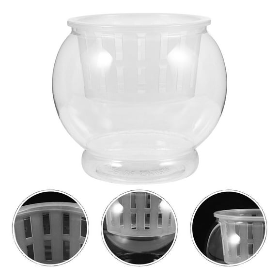 HEMOTON 1Pcs Portable Plastic Fish Keeper For Pet Owners Home Decoration 14.00X14.00X13.00Cm