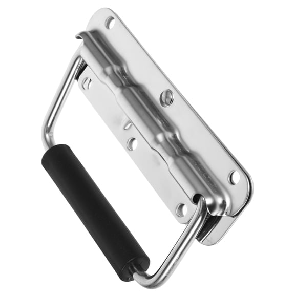 Hemoton Toolbox Lifting Handle Steel Folding Pull Stainless