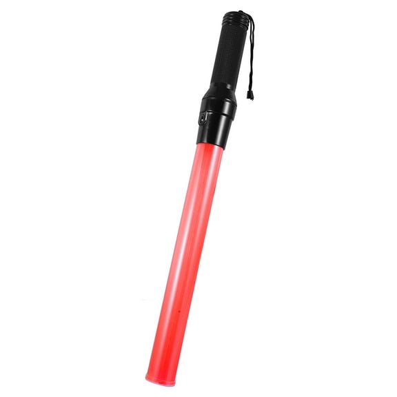 HEMOTON Red LED Traffic wand with High Brightness for Cars 43 cm Portable Safety Guidance Tool