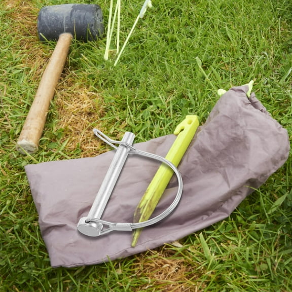 Hemoton Trailer Safety Coupler Lock Pin with Hitch Locking and Cotter Pin Puller for Secure Trailer Connection