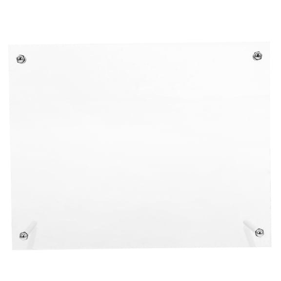 Hemoton Transparent Acrylic Picture Frames Frameless Floating Photo Display Holder Decorative Poster Photo Holder Desktop Standing Frames