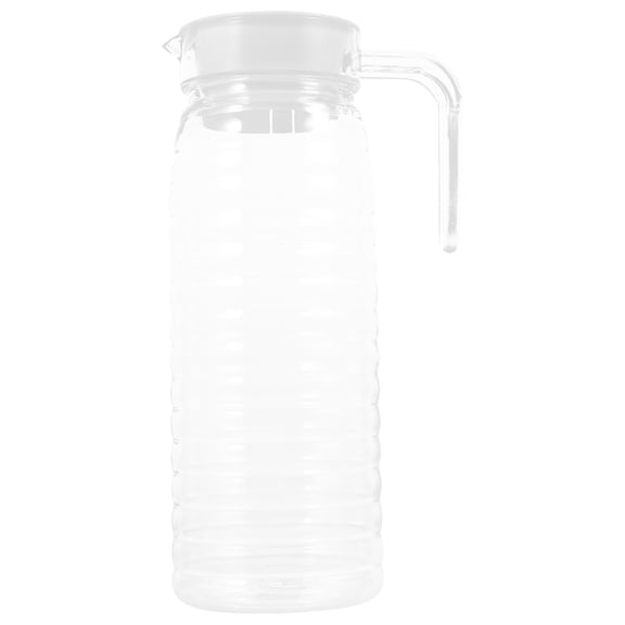 YOSADIER Transparent Acrylic Juice Pitcher with Lid Durable and Stylish for Fridge Use