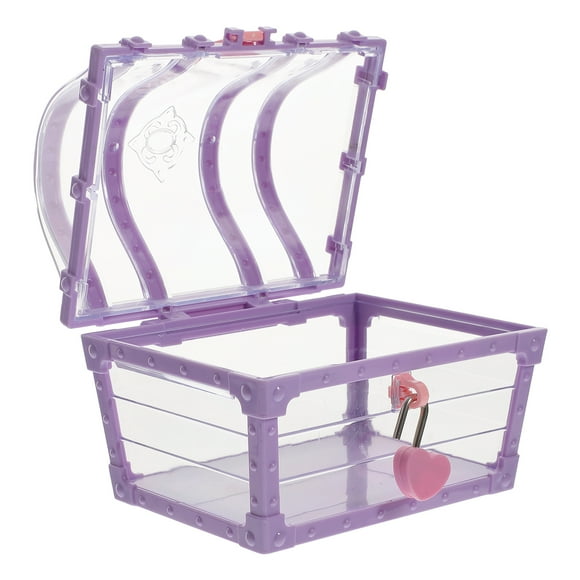 Hemoton  Treasure Chest Small Collapsible Gift Boxes Shirt for Presents Toddler Purple
