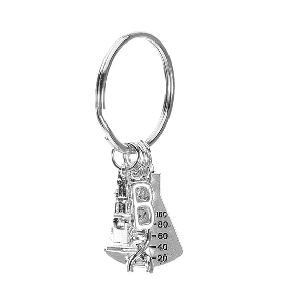 Hemoton Trendy Scientist Keychain Graduation Chemistry Biology Symbol Keepsake Celebration Present for Science