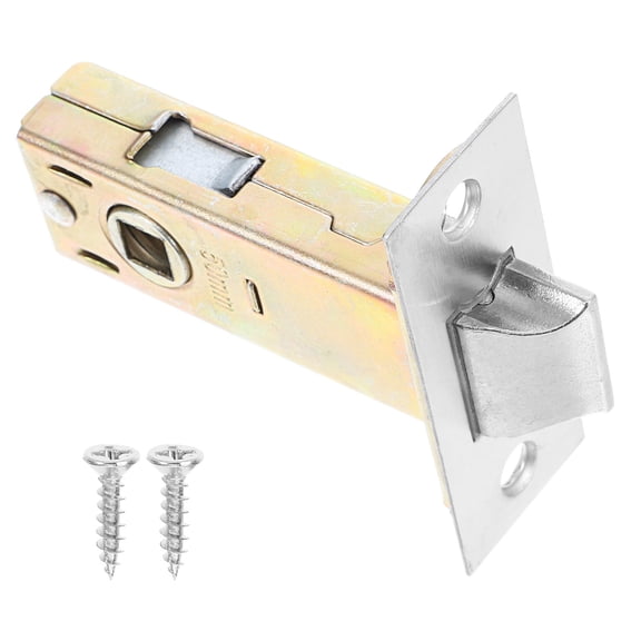RENACLIPY Golden Adjustable Tubular Door Latch with Lever Handle for Interior Use and Enhanced Safety