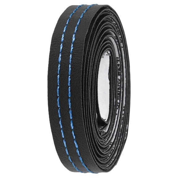 Blue Car Interior Decorative Strip PU Material Easy Installation Universal Fit for Dashboard