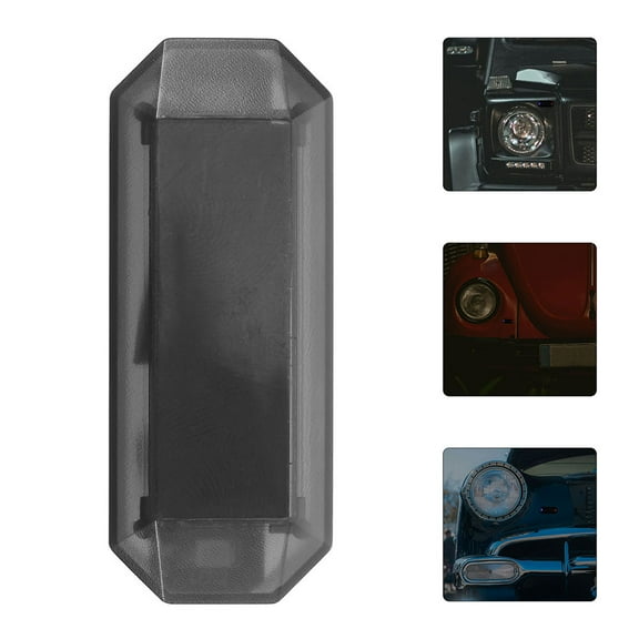 RENACLIPY Solar-Powered Car Alarm Light LED Flashing Black Anti-Collision Night Driving