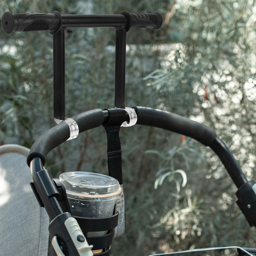 Hemoton Universal Stroller Extender Baby Stroller Handlebar Attachment Comfortable Grip Ideal For Walking And Shopping
