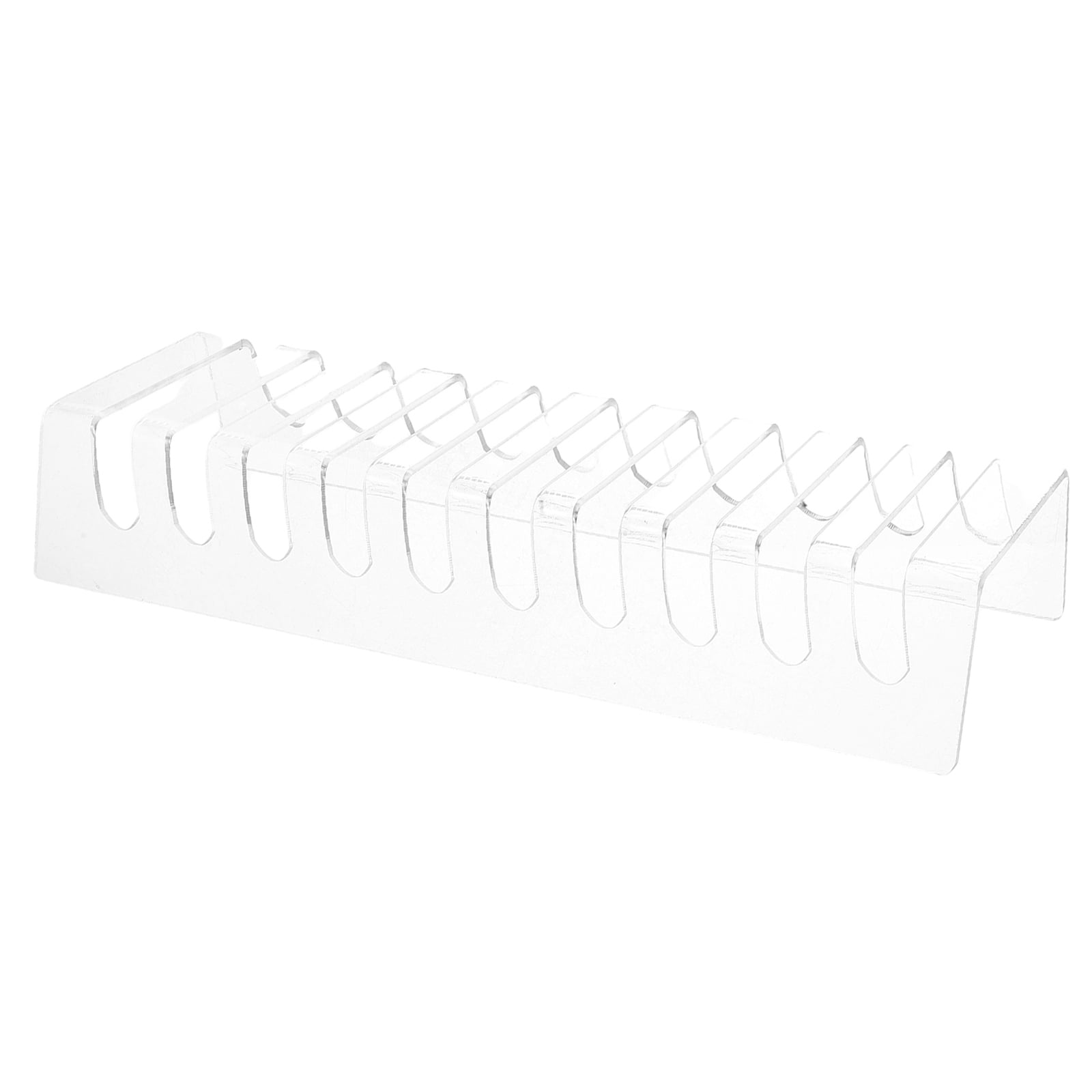 Hemoton Universal Tablets Stand 10 Compartment Multi Device Organizer ...