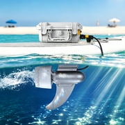 Hemoton Vertical Paddle Motor Kit, Electric Fin, Suitable for SUP, Maximum Runtime 251 Minutes | 4-Speed Forward/Reverse Control | Low-Noise, Streamlined Design | Wristwatch-Style Controller