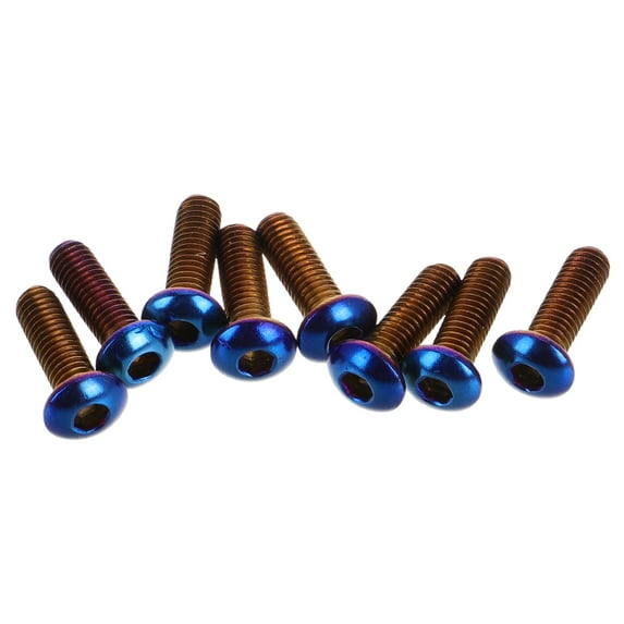 RENACLIPY 8Pcs Metal Steering Wheel Screws for Car - Easy to Install, High Strength Replacement Hardware