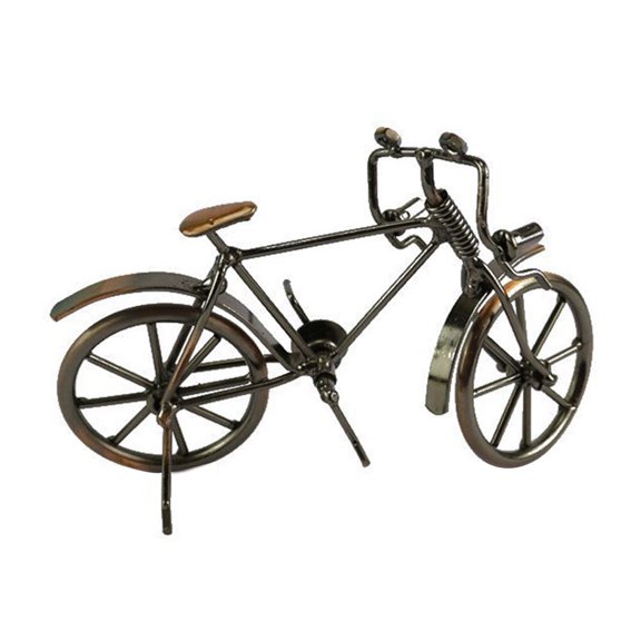 Hemoton  Vintage Bike Adornment Model Craft Desktop Ornament Office Gadgets
