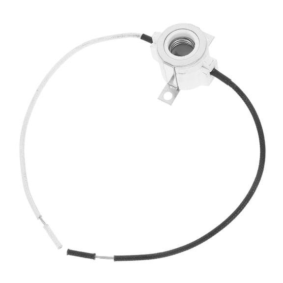 Hemoton Vintage Light Socket Ceramic Hanging Lamp Holder Decorative Porcelain Pendant Bulb Base for E11 Light Bulbs