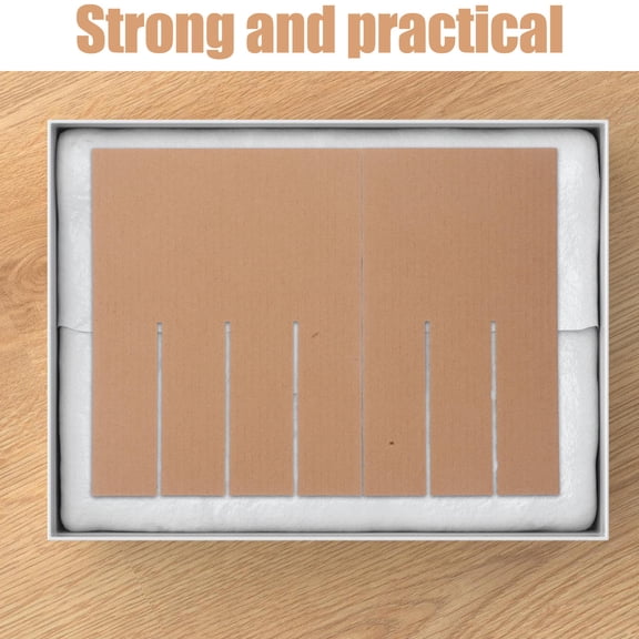 Hemoton WORGEOUS 5pcs Packing Dividers for Dishes and Glasses Cardboard Partition for Moving Boxes Packing Kit Safe Shipping Wine Paper Separator