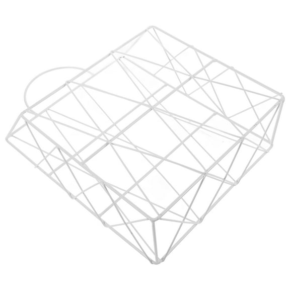 Hemoton Wall-Hanging Magazine Rack Decorative Metal Wire Holder for Newspapers Files Storage