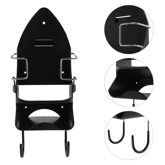 RENACLIPY Electric Iron Storage Rack Plastic Space Saving Organizer Holder for Room 1 Piece