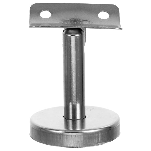 RENACLIPY Wall Mounted Stainless Steel Handrail Bracket Plated Silver Finish with Easy Installation and Strong Support