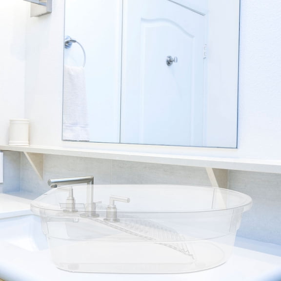 DEEPCRAFF Household Washboard Basin Made of Sturdy PP Material for Washing Clothes