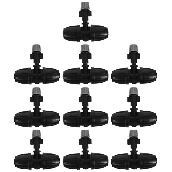 Hemoton  Watering Nozzle Garden Misting Drip Irrigation Tubing Fittings